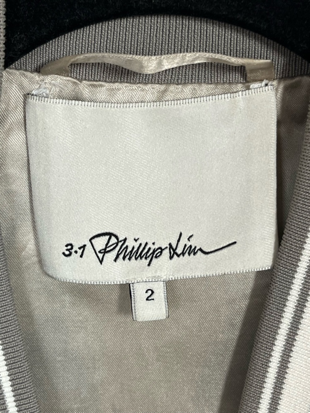 3.1 Phillip Lim Floral Embroidered Satin Bomber Jacket Size 2 Chic - Picture 10 of 16